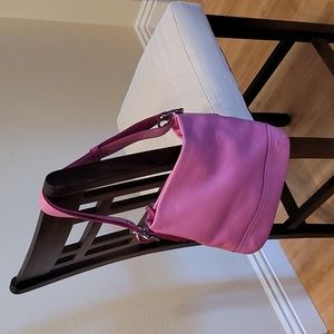 Coach Hot Pink Leather  Handbag